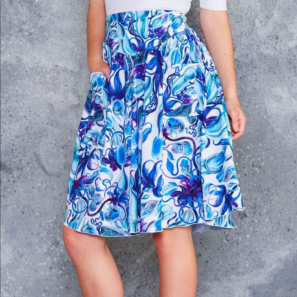 Black Milk Clothing It’s A Trap Yoke Midi Skirt